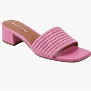 Marc Fisher Women's Casala Heeled Sandal Rose Pink